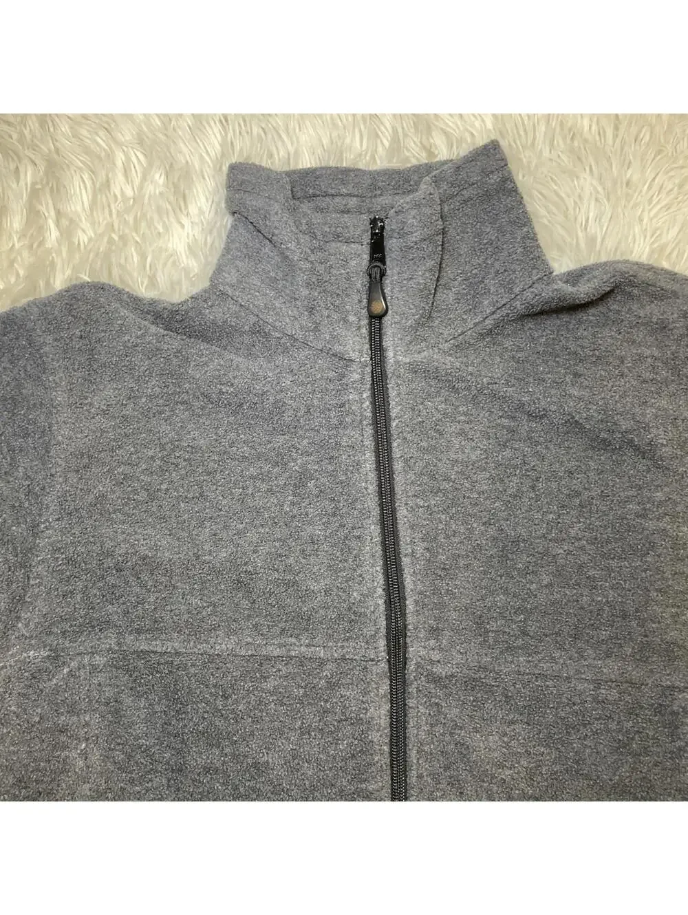 Columbia Sportswear Men's Sz M Jacket Zip Up Fleece Gray